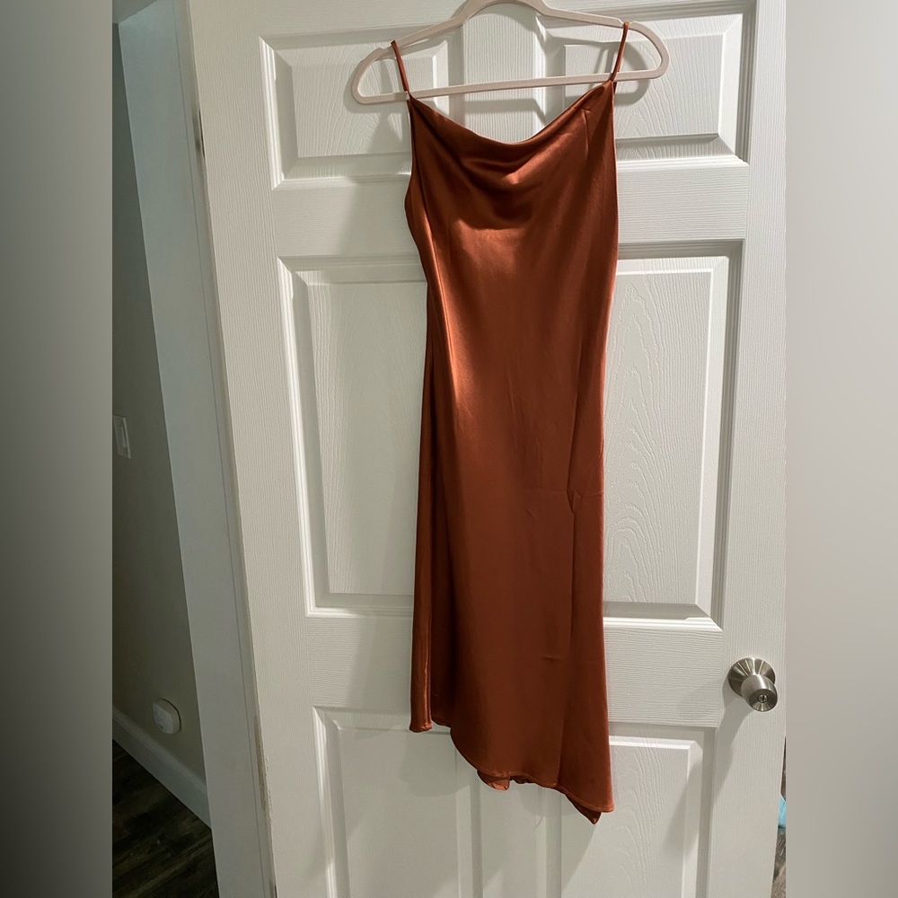 Pedal and pup midi silk dress